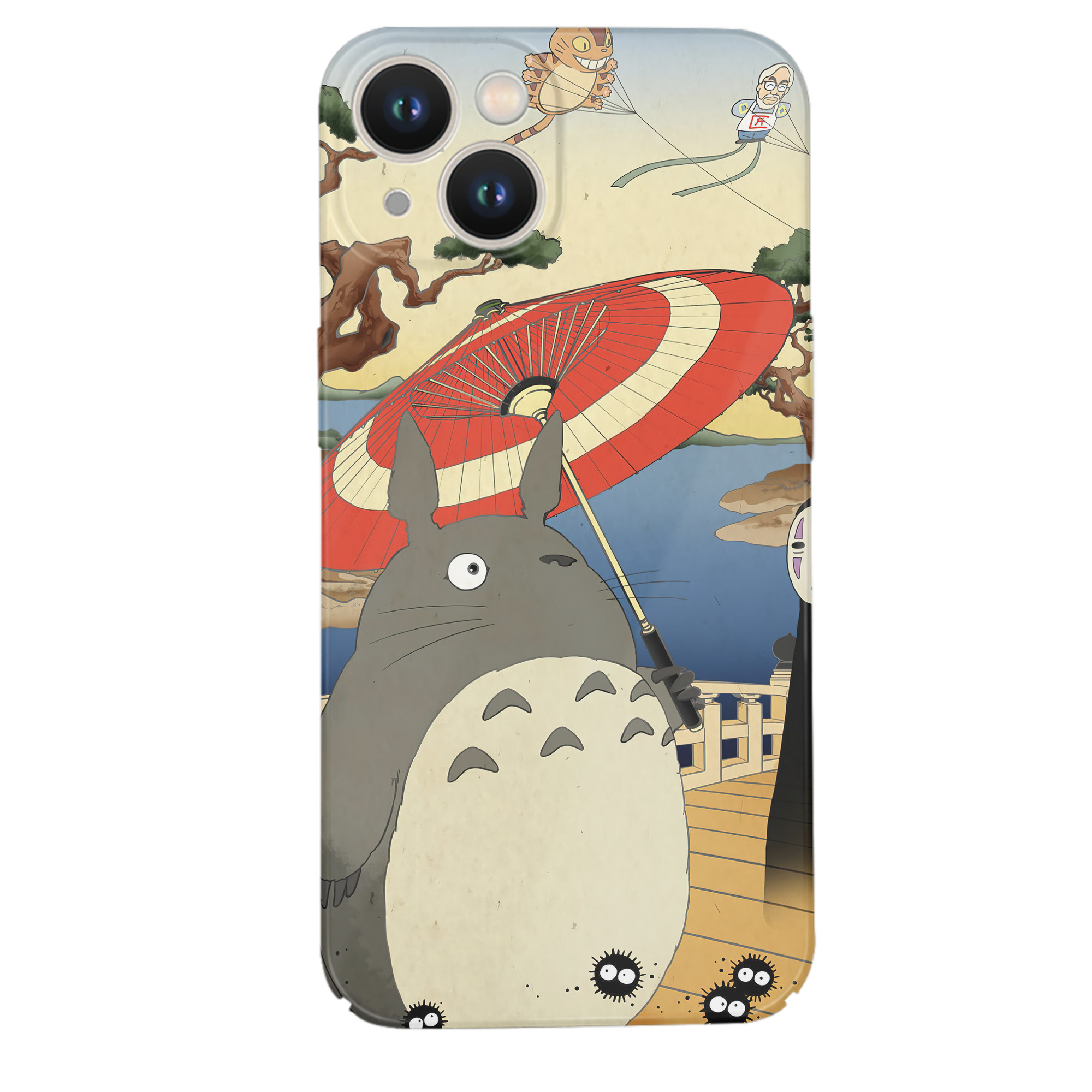 （画像用） となりのトトロ 草壁メイ 草壁サツキ My Neighbor Totoro Satsuki Kusakabe Mei Kusakabe 【iPhone 14シリーズ対応】ハードケース
